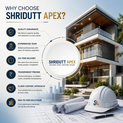 Modern construction project